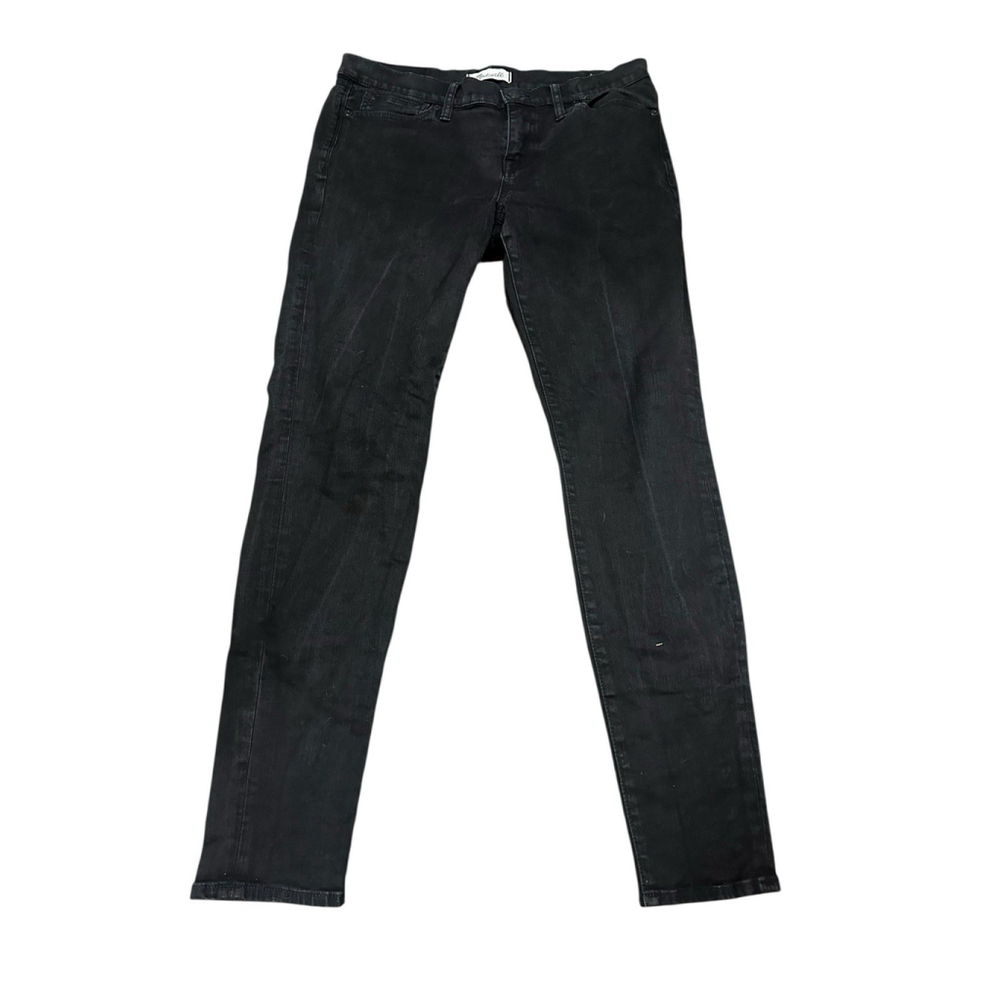 Madewell Size 30 8" Low/Mid Rise Skinny Women’s Denim Jeans Black